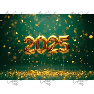 Печатни вафли Festive - New Year's Eve Модел 13, A4 - Сладкарски изделия