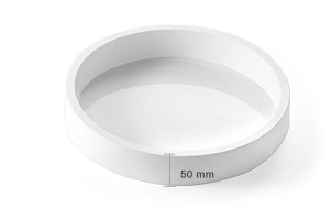 Силиконова форма за торта Ø 26 x H 5 cm, обем 2645 ml - Img 1