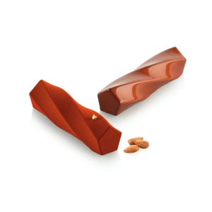 Силиконова форма за усукване 13 x 3,3 x H 3 cm, 6 кухини x 90 ml + резец