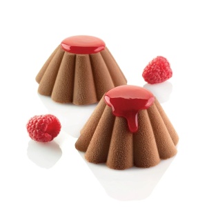 Силиконова форма Brioche/Savarina Monoportion Ø 7,9 x H 3,5 cm, 24 кухини, 84 ml ( SQ001) - Img 1