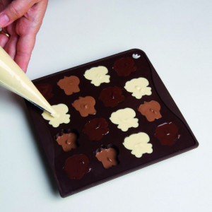 Силиконова форма Chocoice Elephants, 16 кухини - Img 2