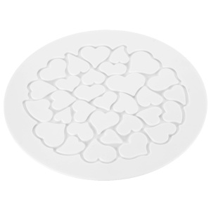 Силиконова форма Decor Love Ø 18 x H 2,5 cm, 9 ml - Img 4