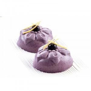 Силиконова форма Narcisa Ø7,6xH4cm, 6 кухини (SF075) - Img 2