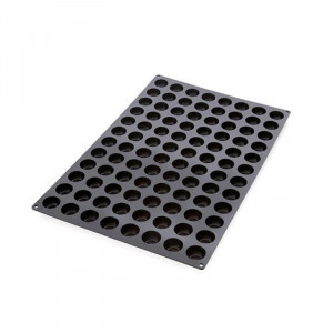 Силиконова форма Pomponnetes SQ061 Ø3.6xh1.7cm, 96 кухини, 15 ml - Img 2