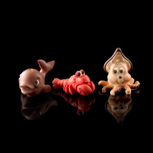 Силиконова 3D матрица Langusta, 8 x 4,6 x H 3,8 cm - Img 2