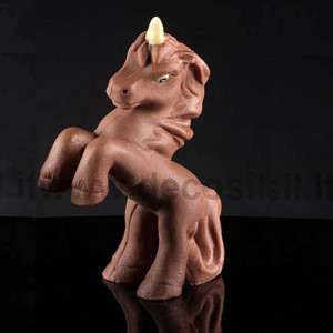 Силиконов калъп 3D Еднорог 3D калъп за разкъсване, 7,2 x 4,3 x H 9,5 cm