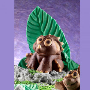 Силиконов калъп 3D Styracozaur Динозавър Styracozaur, Ø 14 x H 9,5 cm - Img 2