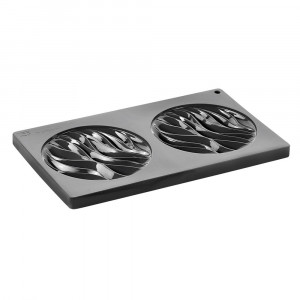 Силиконов калъп TOP River Mini Ø11xH1.2cm, 2 кухини - Img 3