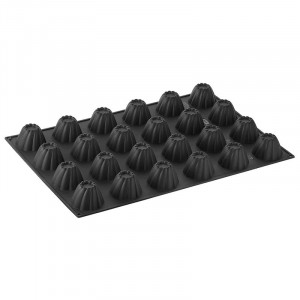Форма Pavoflex 60x40cm Fancy Ø7.5xh4.8cm, 24 кухини, 120 ml - Img 4