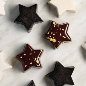 Форма Pavoflex 60x40cm Star 8x8x8xh4cm, 24 кухини, 100 ml - Img 2