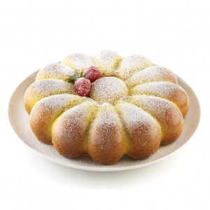 3D силиконова форма за торта Daisy Spring Ø 22 x H 5 cm, 1500 ml - Img 4