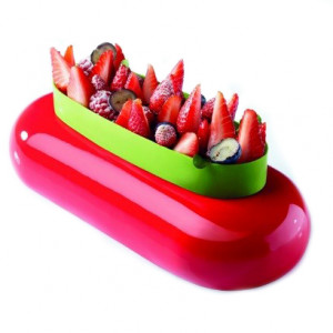 3D силиконова форма за торта Futura 23x10xH4.5cm - Img 1