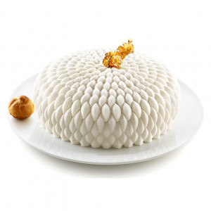 3D Силиконова форма за торта Saint Honore Ø 19 x H 7 cm, 1600 ml - Img 1