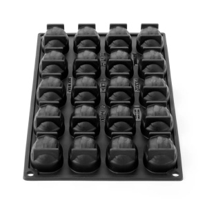 3D dió, 4,4 x 3,3 x magasság 2,7 cm – Forma Silicon Monoportii, 20 üreg x 20 ml - Img 2