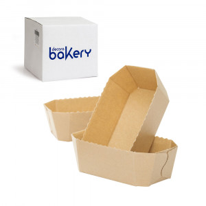 Baking Baking Moulds 15.3x8.8xH6cm - 300 gr, Heat Resistant Carton, Set 30 Pieces - Img 1