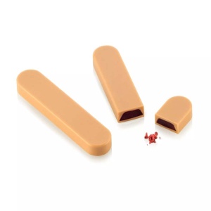 Baton Ciocolata 12 x 2.5 x H 1 cm - Matrita Policarbonat Bar, 8 cavitati, 29 gr