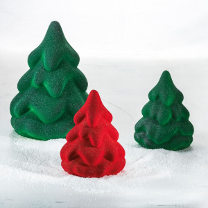 Brad Craciun Zapada Mini 3D Ø9.5xH12cm - Kit Matrite Plastic 1 Subiect - Img 2