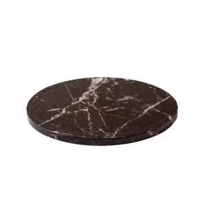 Cake platter Model Black Marble, Ø 40 x H 1.2 cm