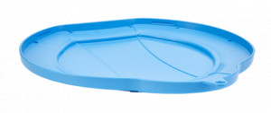 Capac Galeata 12 L, Material Plastic Albastru - Img 2