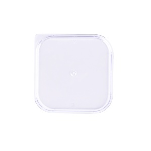 Capace Reutilizabile Pahare Kubito, 8.5 x 8.5 x H 0.2 cm, Set 100 buc