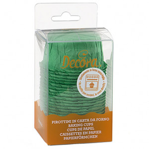 Chese XL Hartie Creponata Verde, Ø 5.5 x H 3.5 cm, 25 buc - Img 2