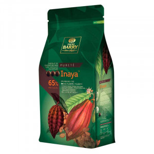 Ciocolata Neagra Inaya Dropsuri 65% Barry Callebaut, 1 kg