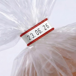 Clipband bicolor alb - rosu 0.6 mm, Rola 500 m - Img 2