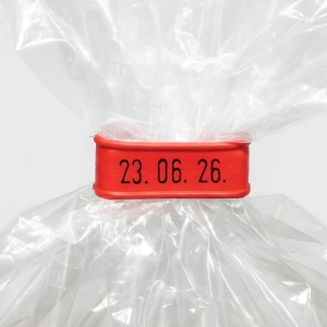 Clipband Red 0.7 mm, Roll 500 m - Img 2