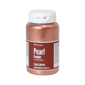 Colorant Alimentar Liposolubil Pudra Perlata, Cupru/Arama fara E171, 25 gr - Azo Free