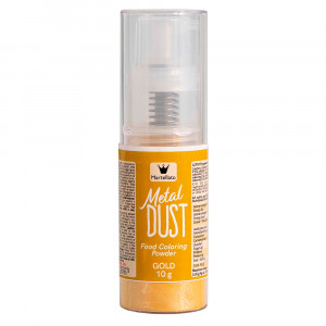 Colouring Powder Glitter Gold Glitter Powder without E171, 10 gr Pump Pump Bottle