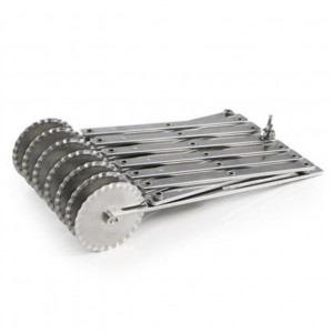 Cutit Inox Extensibil cu 7 Lame Circulare Festonate