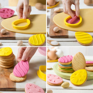 Cutter + Plastic Marker Egg / Paste 8 x 5.5 x H 2.2 cm, Set 3 pcs - Img 3