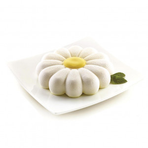 Daisy Spring 3D Silicon Cake Tin Ø 22 x H 5 cm, 1500 ml - Img 1
