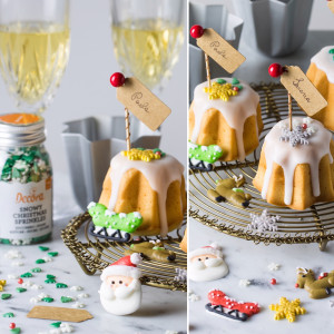 Decor Sugar - Christmas Figurines R 3 - 4 cm, 4 models, 6 pieces - Img 2