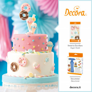 Decor Sugar Decor - Édességek R 2,5 - 4 cm, 6 minta, 7 db - Img 4