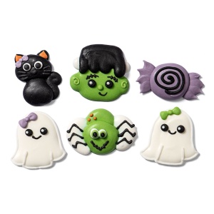 Decor Zahar - Figurine Halloween Frankenstein Ø 3.5 - 4.5 cm, 6 modele, 6 buc - Img 3