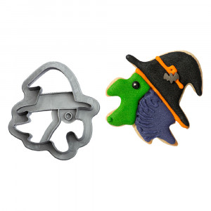 Decupator Plastic Halloween - Vrajitoare Ø 8 x H 2.2 cm - Img 2