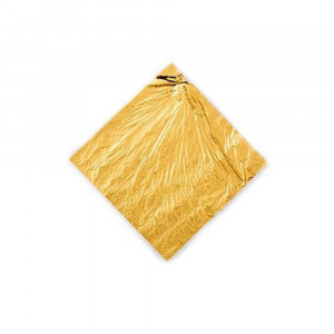 Foite Aur Alimentar 23 kt, 8.6 x 8.6 cm, 5 buc - Img 3