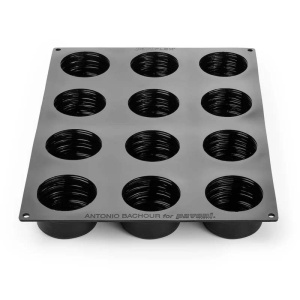 Forma Pavoflex 30x40 Linea Ø 7.3 x H 4 cm, 12 cavitati, 140 ml - Img 2