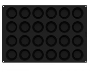 Forma Silicon Capsula Monoportii Ø 8 x H 3.5 cm, 24 cavitati, 120 ml (SQ092) - Img 3