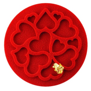 Forma Silicon Decor Mini Love Ø 6 x H 0.2 cm, 12 ml, 6 cavitati