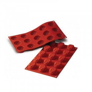 Forma Silicon Floarea-Soarelui mica Ø4.4xH2.7cm, 15 cavitati (SF072) - Img 1