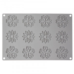 Forma Silicon Gourmand Mandala 3 Modele Ø 5.5 x H 0.2 cm, 12 cavitati - Img 2