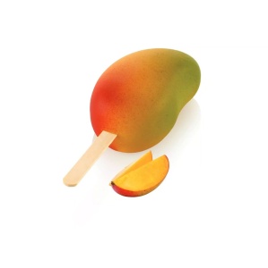 Forma Silicon Inghetata Mango 3D, 2 forme x 6 cavitati 8.2 x 5.4 x H 4.3 cm, 124 ml, 50 bastonase - Img 5