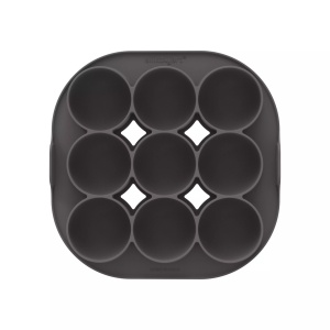 Forma Silicon pentru Air Fryer, Silfry Egg, 9 cavitati Ø 5.8 x H 3.4 cm, 70 ml - Img 4