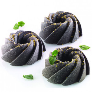 Forma Silicon Swirl Monoportii Ø 6.8 x H 3 cm, 40 cavitati, 60 ml (SQ070)