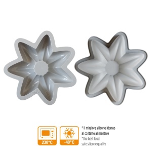 Forma Silicon Tort Floare Ø 22.5 x H 5 cm - Img 2