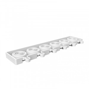 GEL017M Замразена силиконова форма GEL017M, 2 форми x 6 кухини ¿ 5,4 x H 1,9 cm, 35 ml, 50 пръчици - Img 3