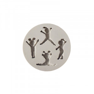 Gymnastics Silicone Moulding, Ø 3.5 cm, 4 Subjects - Img 2