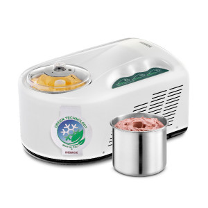 Ice Cream and Sorbet Machine, GELATO PRO 1700 i-Green, 1.7 Litre, White